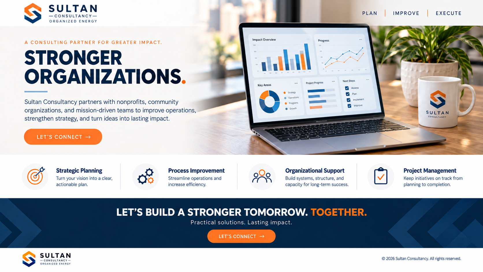 Sultan Consultancy — Organized Energy. Stronger Organizations.